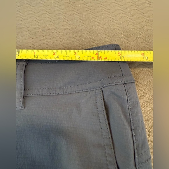Prana women’s 8 Sage jogger cargo travel ankle gray pants REI camping hiking EUC - Picture 4 of 14